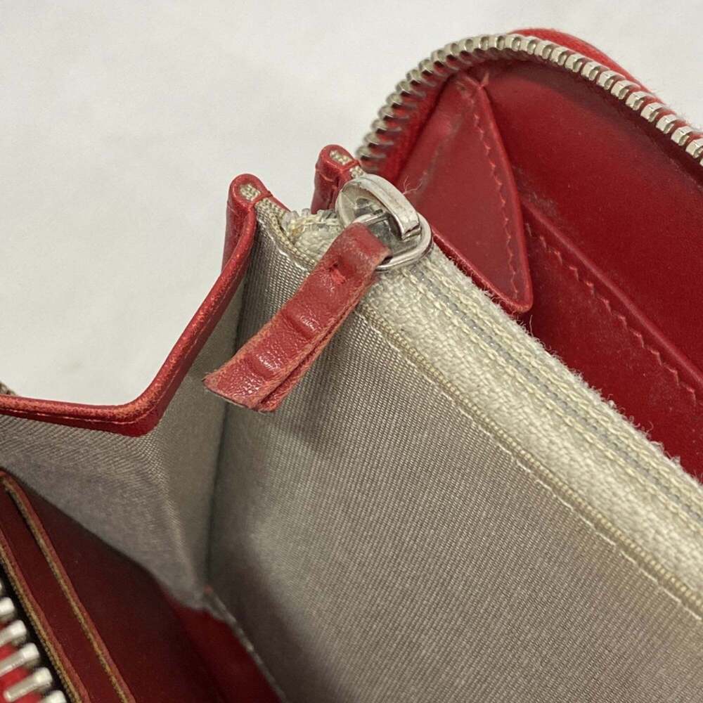 CHANEL Red Leather Wallet - Picture 7 of 14